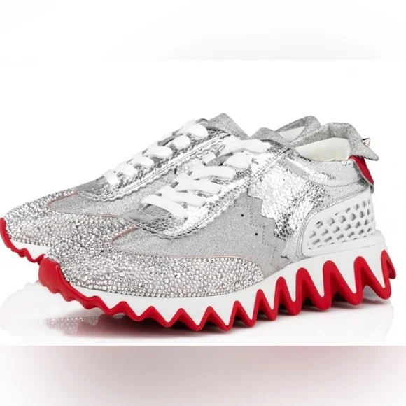 スニーカー Christian Louboutin Loubishark Glitter Iridescent- EU 43 Christian Louboutin Loubishark Glitter Iridescent Sneakers
